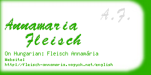 annamaria fleisch business card
